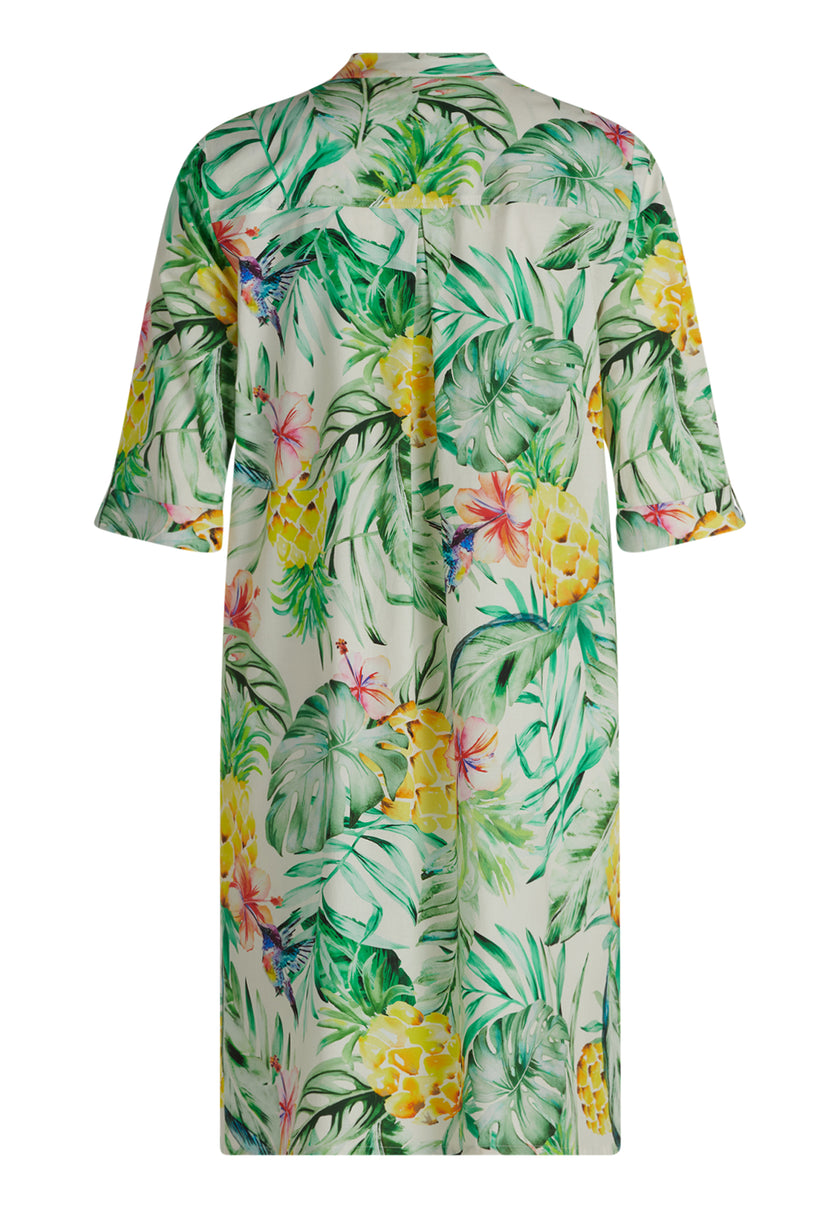 Hemdblusenkleid - Tropical Print
