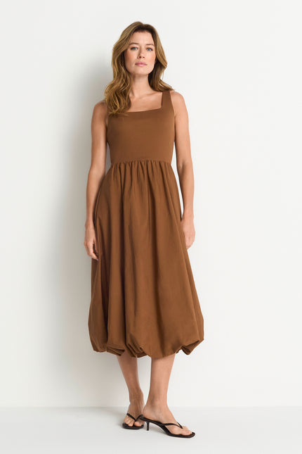 Ballon Kleid - Midilänge