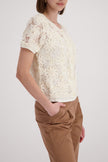 Strickjacke - Spitze