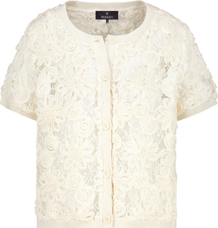 Strickjacke - Spitze