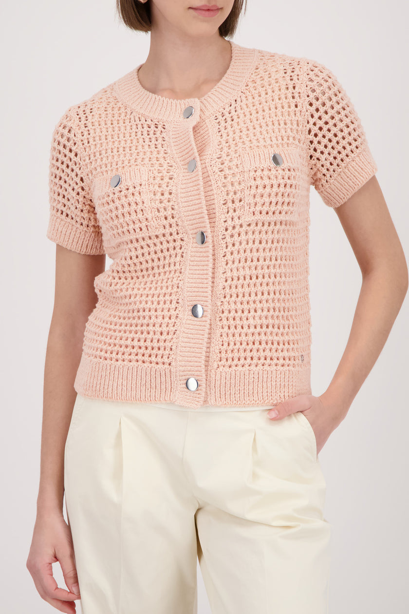Strickjacke - Ajourstrick