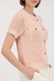Strickjacke - Ajourstrick