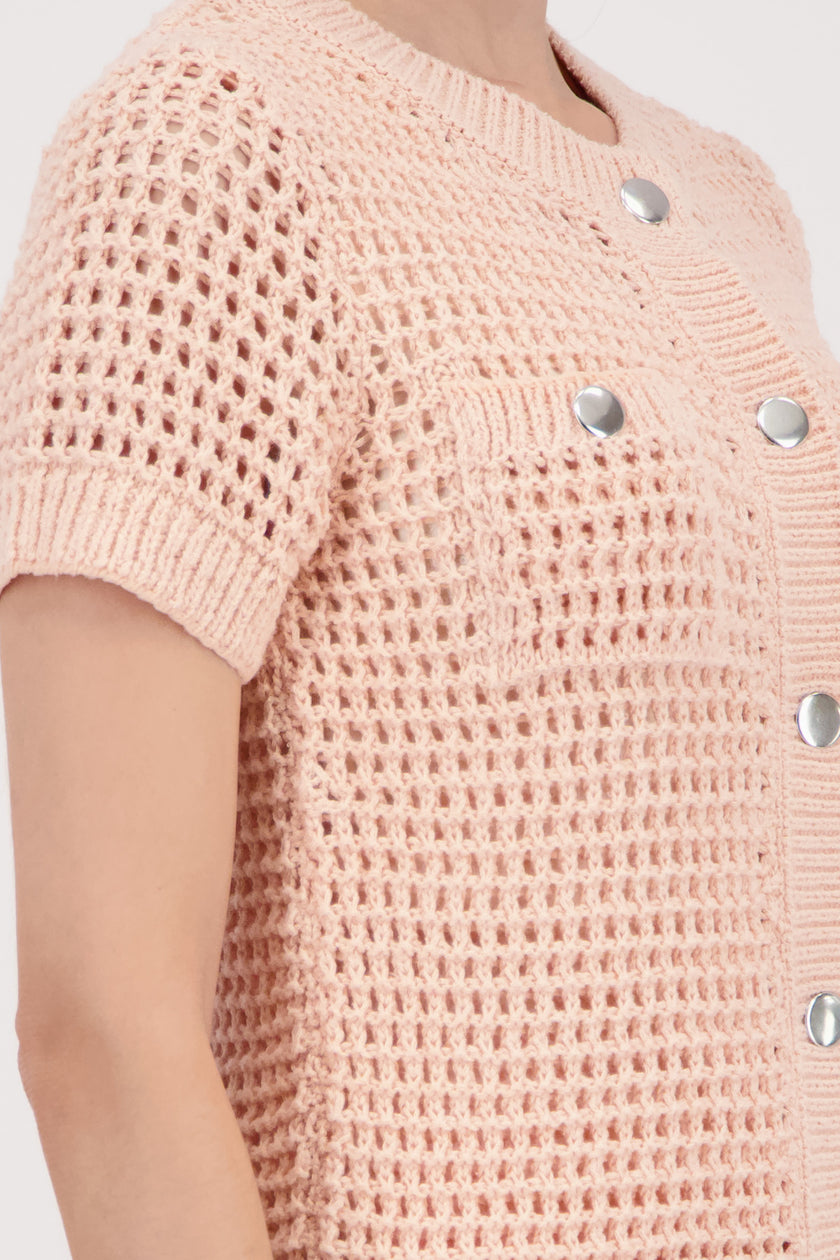 Strickjacke - Ajourstrick