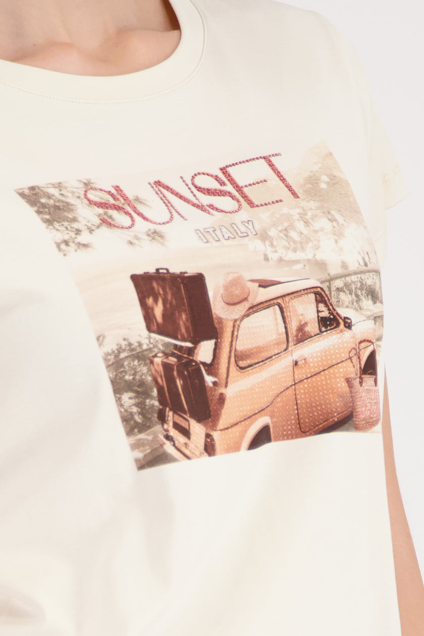 T-Shirt - Strassbesatz