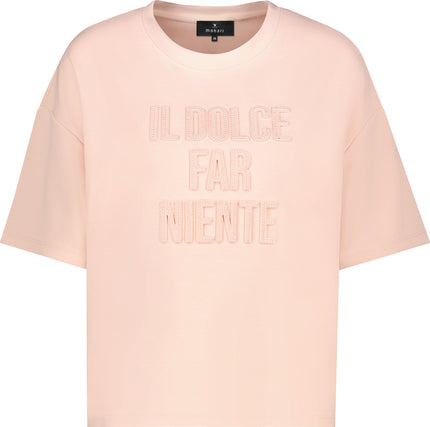 T-Shirt - Prägeschrift