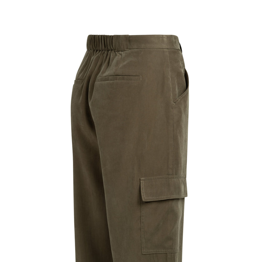 Cargohose - Bundfalten