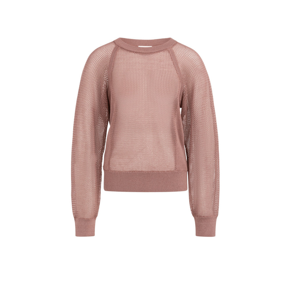 Strickpullover - Netzoptik
