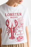 T-Shirt -  Lobster Print