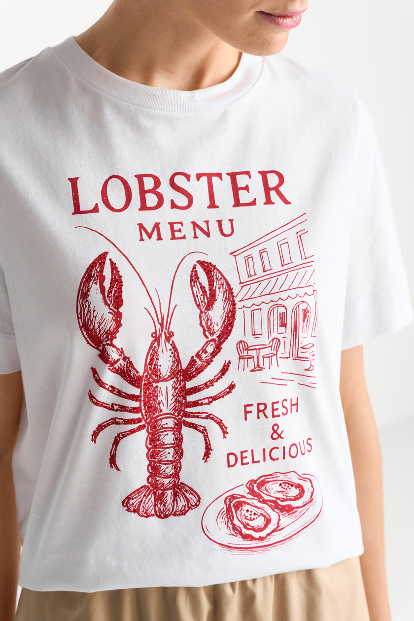 T-Shirt -  Lobster Print
