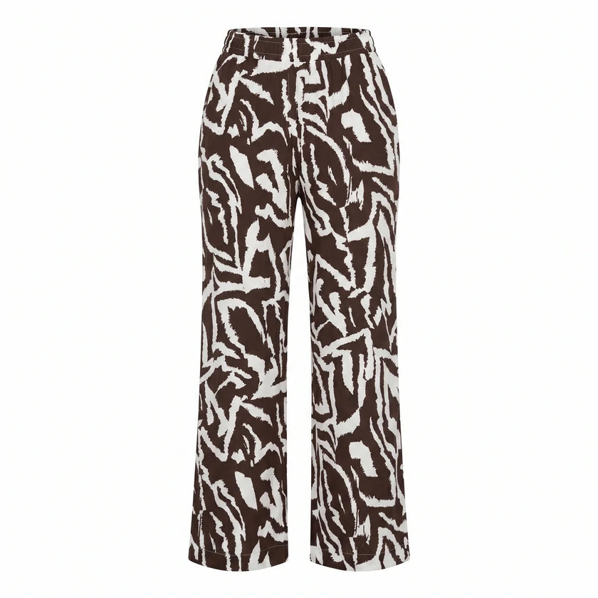 Leinenhose - Print