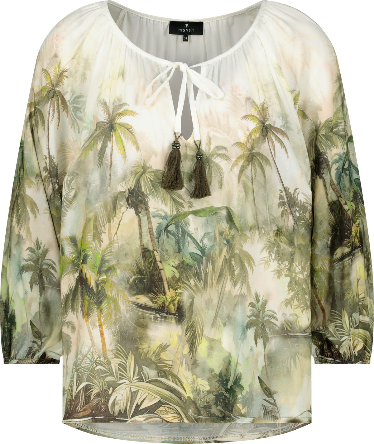 Bluse - Tropenprint