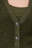 Strickjacke - Lurex