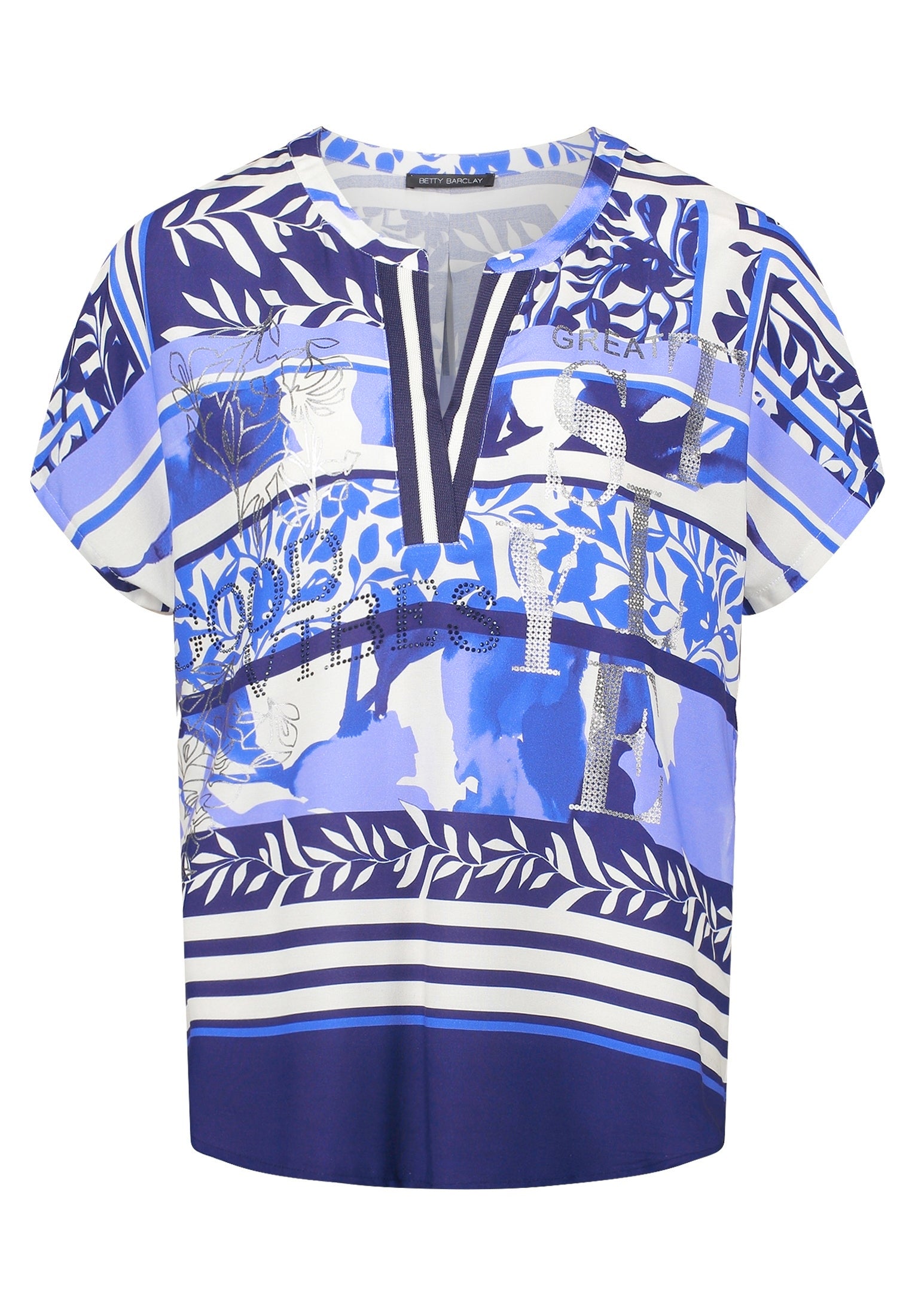Blusenshirt - Strassbesatz