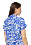 Leinenbluse - Flowerprint