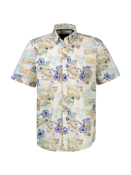 Kurzarmhemd - Hawaiiprint
