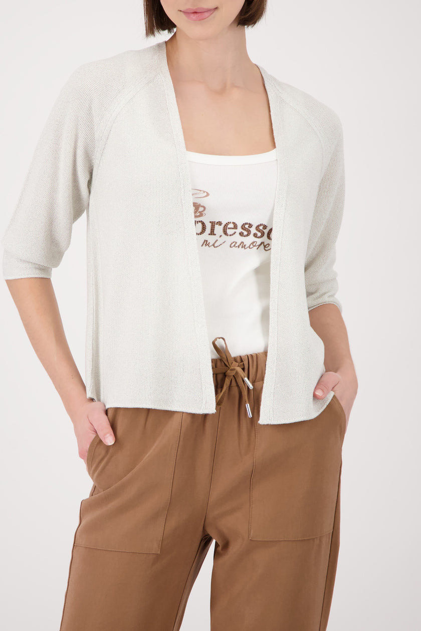 Strickjacke - Lurex
