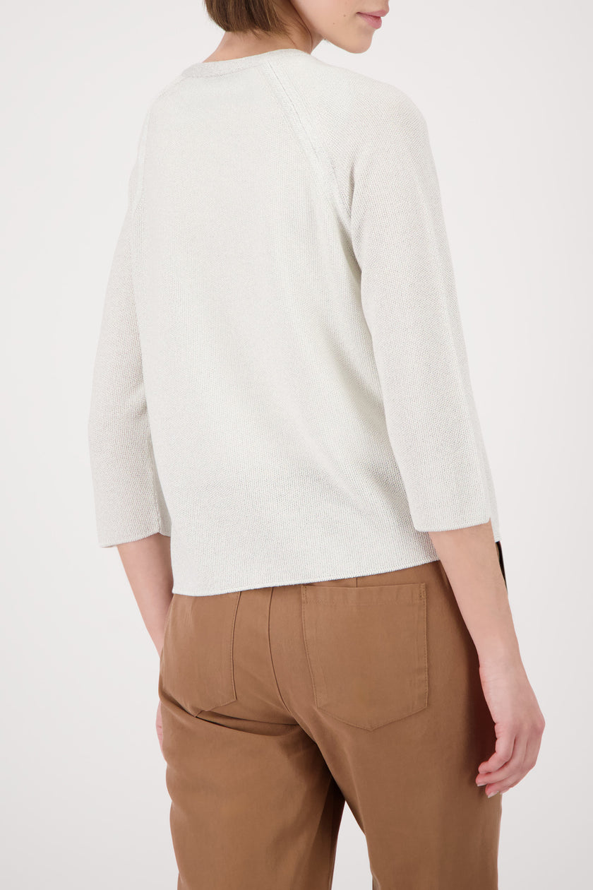 Strickjacke - Lurex