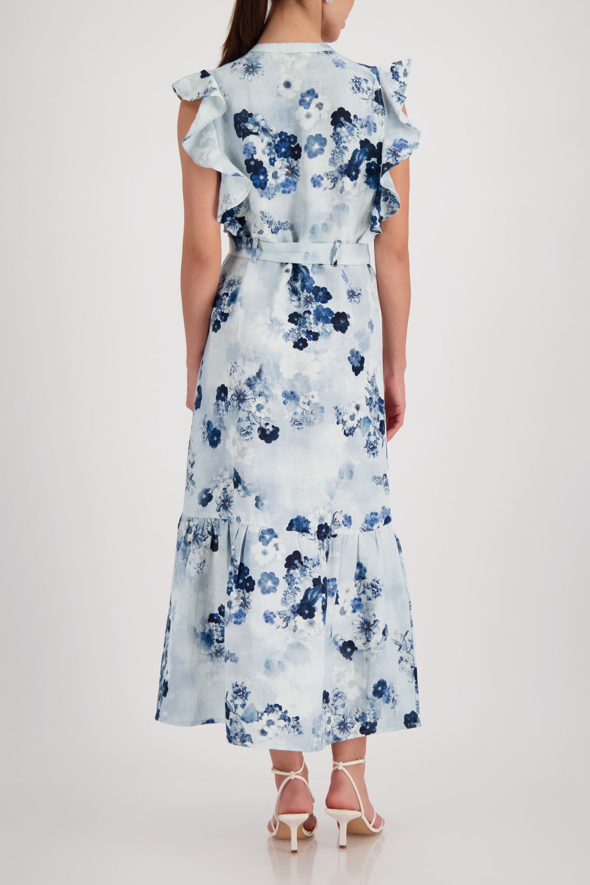 Kleid - Leinenmix