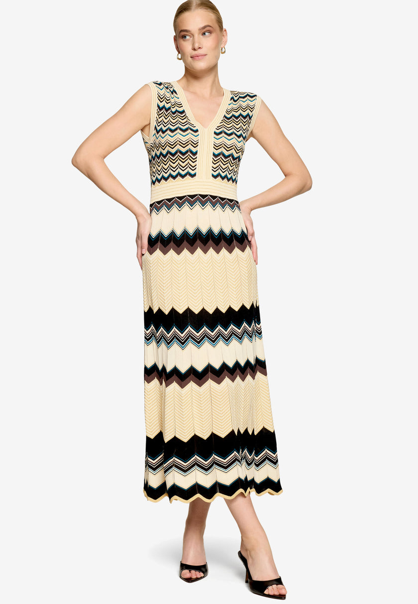 Strickkleid -Lurexfaden