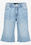 Jeans-Bermuda -  Bindedetail