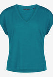 Basic-Shirt  - V-Ausschnitt