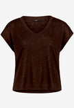 Basic-Shirt  - V-Ausschnitt