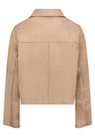 Jacke - Veloursleder-Optik