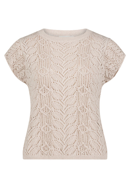 Feinstrickpullover - Ajour