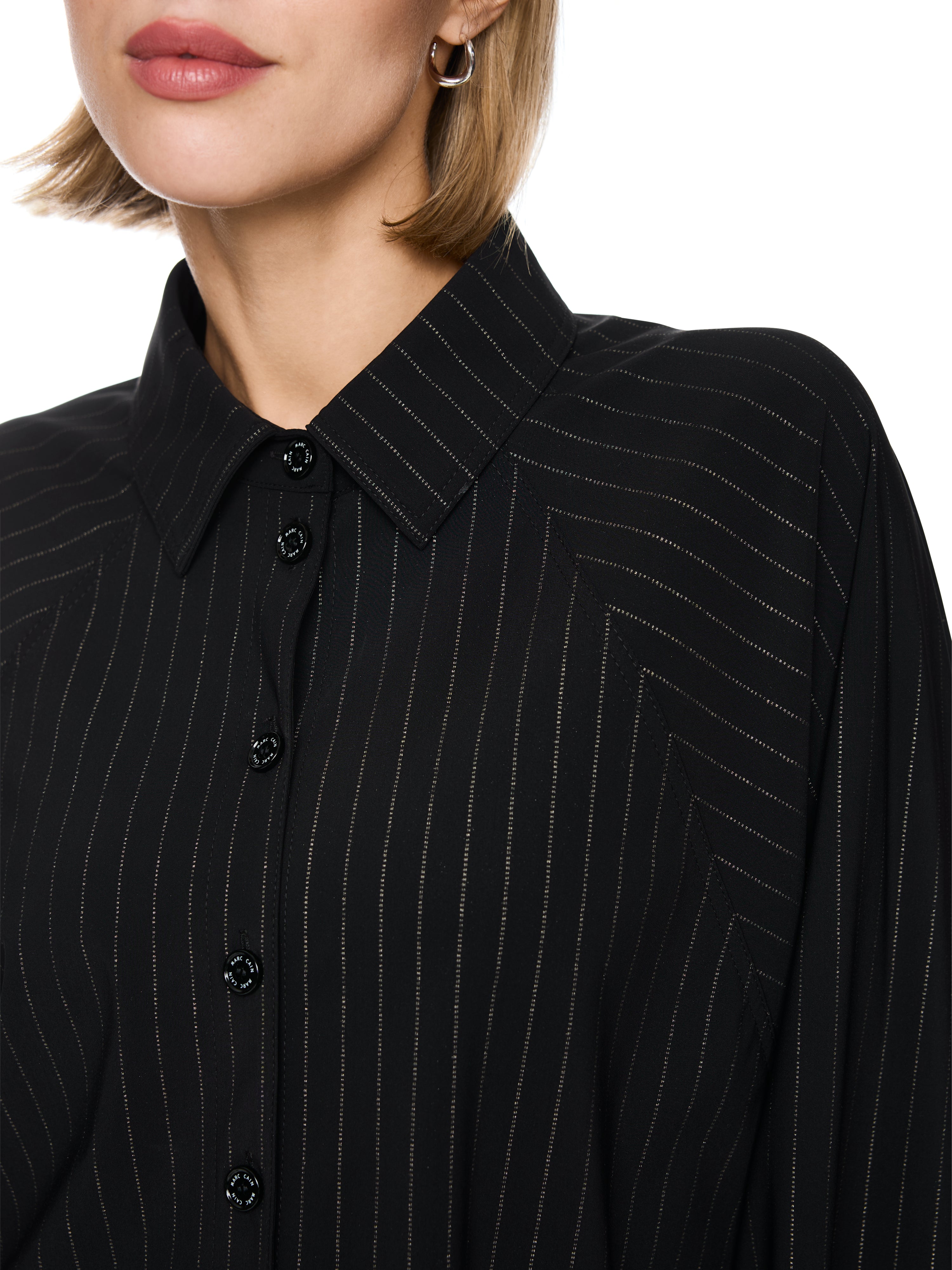 Bluse - Nadelstreifen