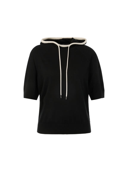 Hoodie - Feinstrick