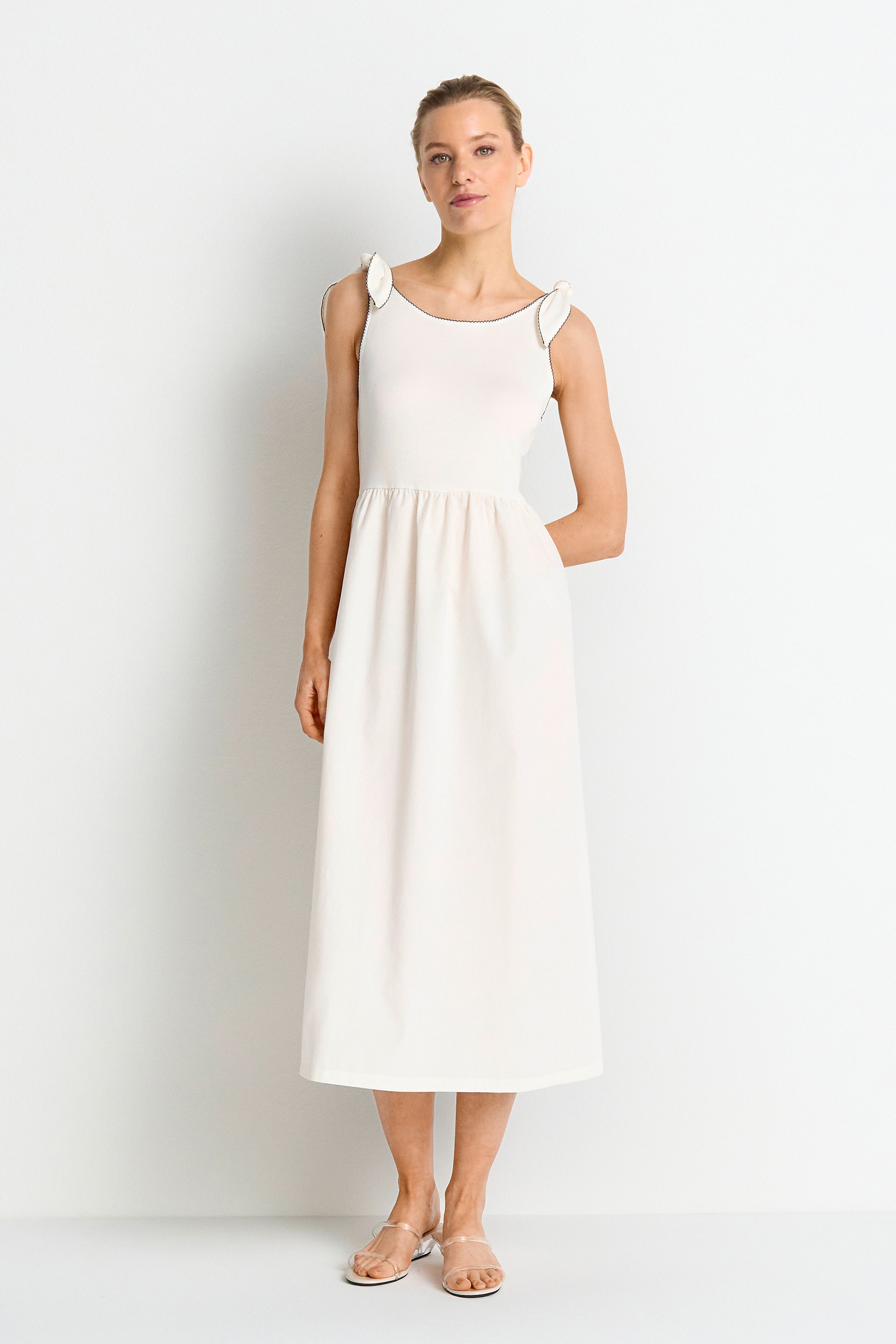 Kleid - Materialmix