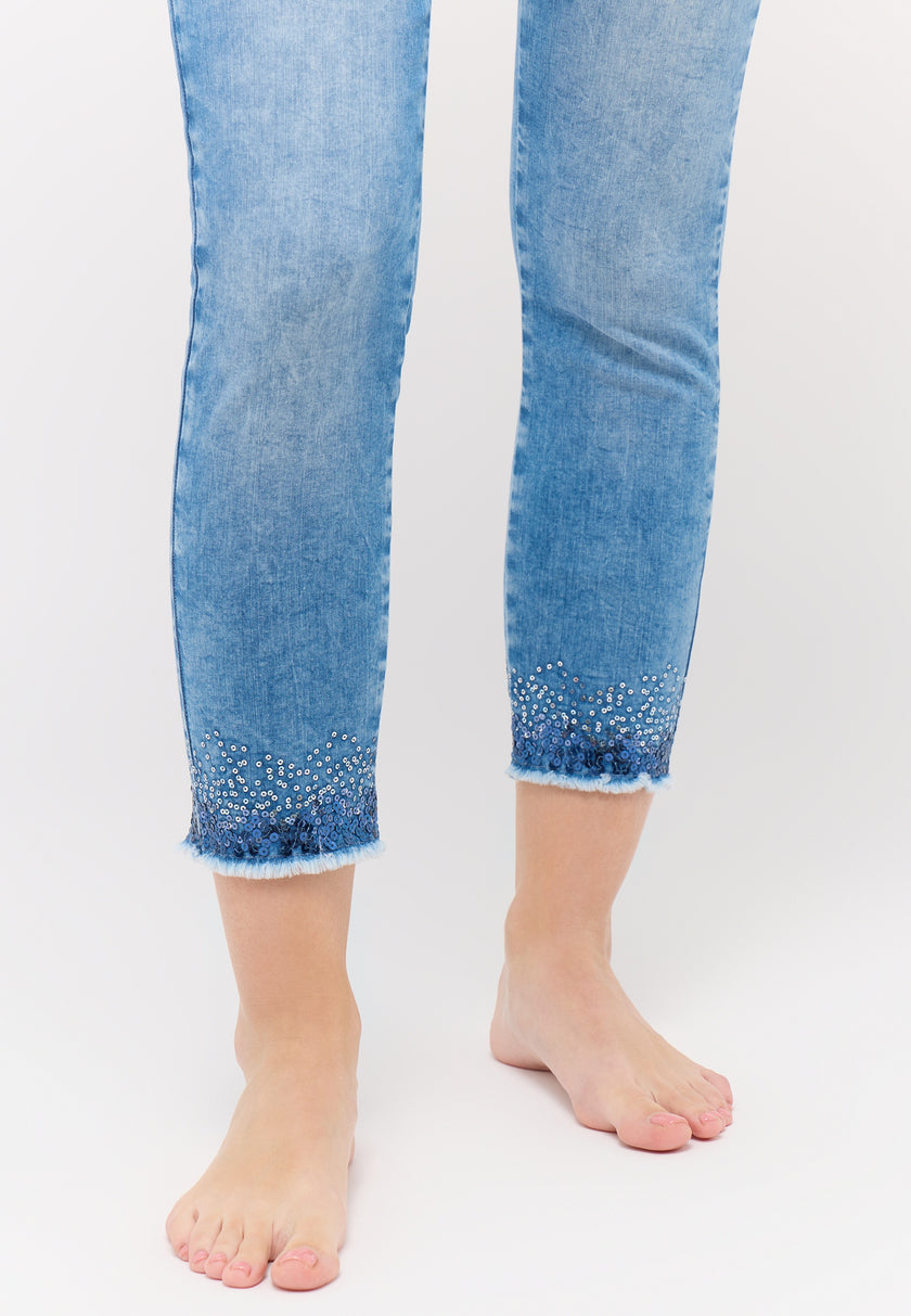 Jeans - ORNELLA FRINGE PLATE