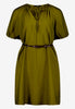 Kleid - Flechtgürtel