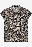 Schlupfbluse - Zebraprint