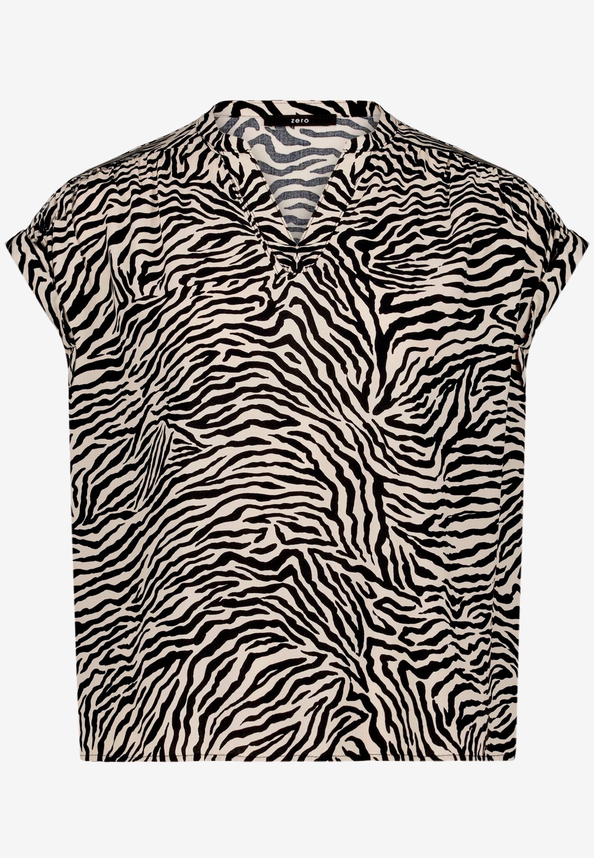 Schlupfbluse - Zebraprint