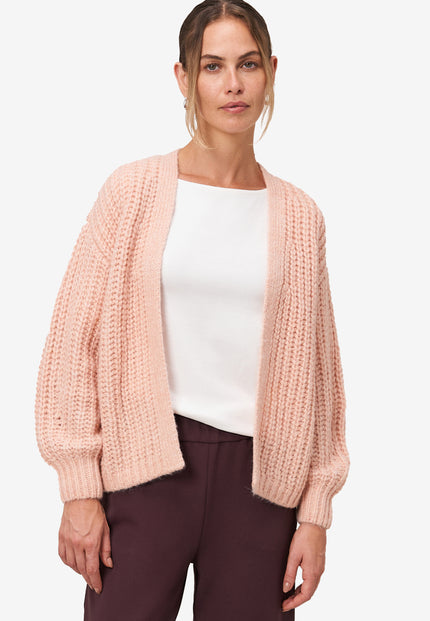 Grobstrickjacke - offener Style