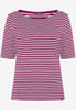 Ringelshirt  mit U-Boot Ausschnitt
