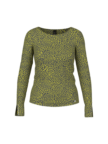 Langarmshirt - Leo-Print