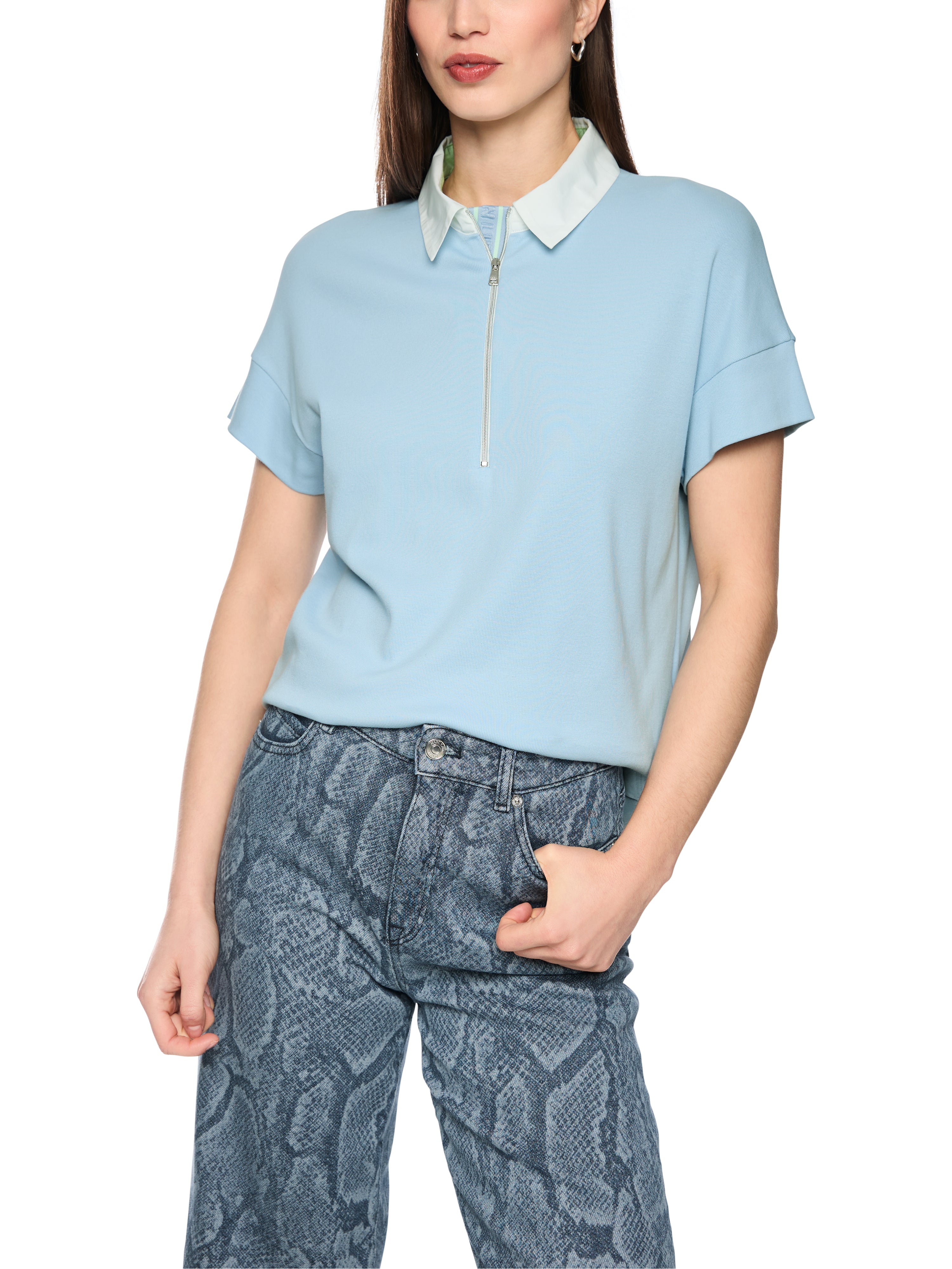 Poloshirt - Rippstrick