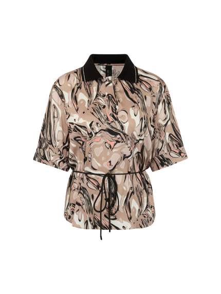 Bluse - Fluid Magma Print