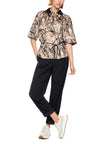 Bluse - Fluid Magma Print