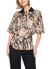 Bluse - Fluid Magma Print