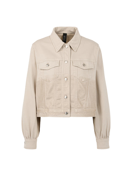 Denimjacke - Gold-Finish