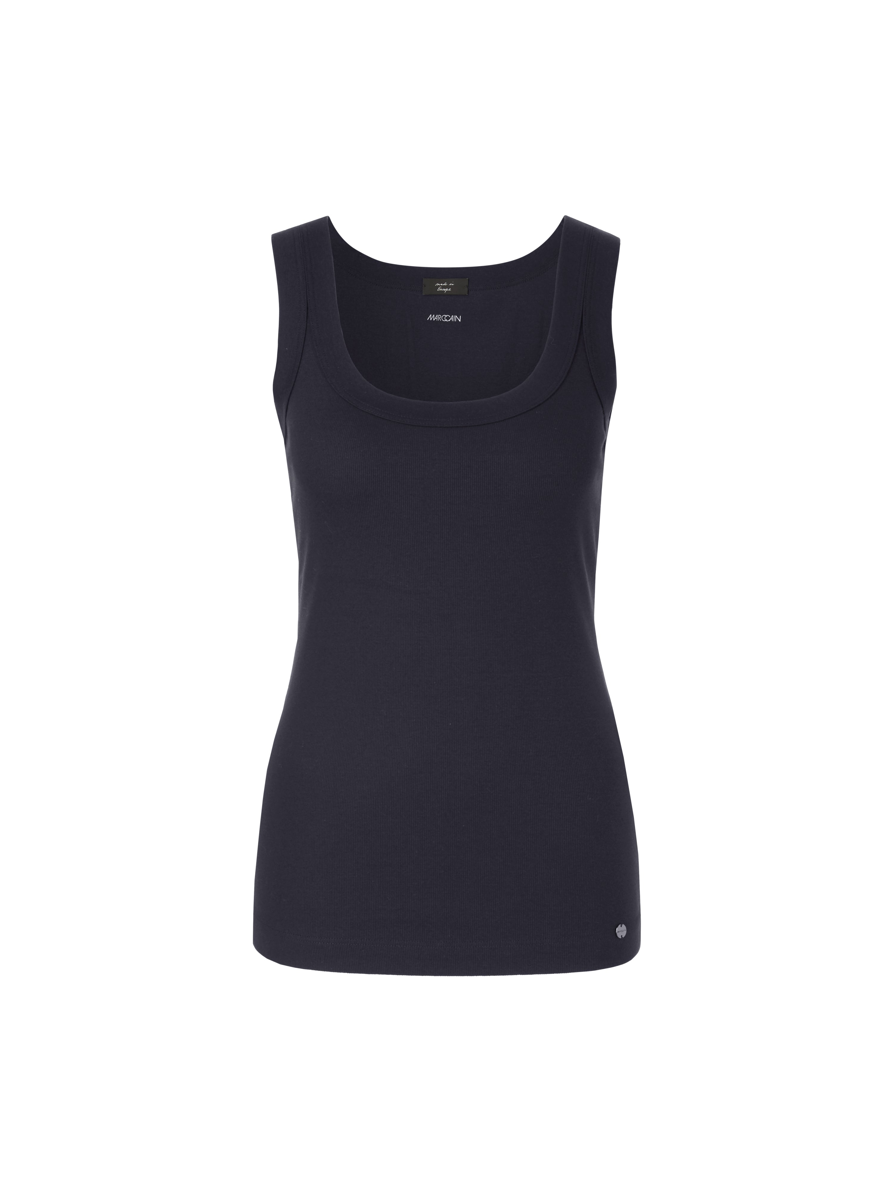 Tanktop aus Feinripp