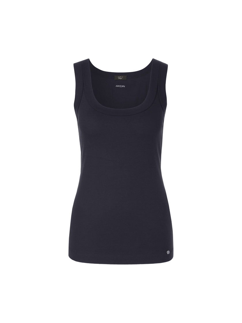 Tanktop aus Feinripp