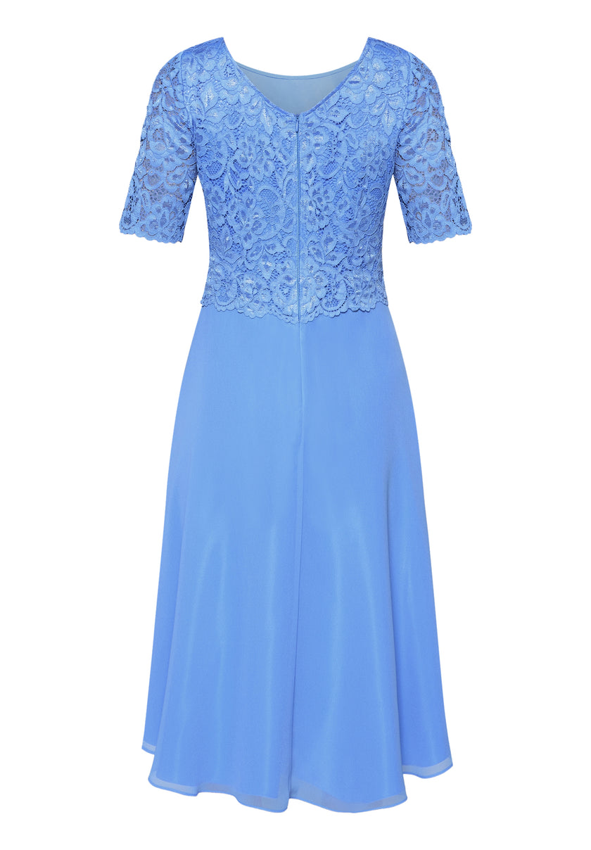 Cocktailkleid - Chiffon und Spitze