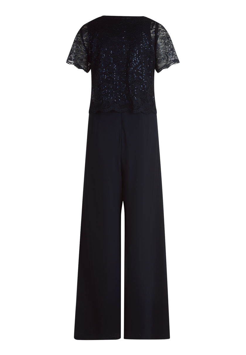 Jumpsuit - Materialmix