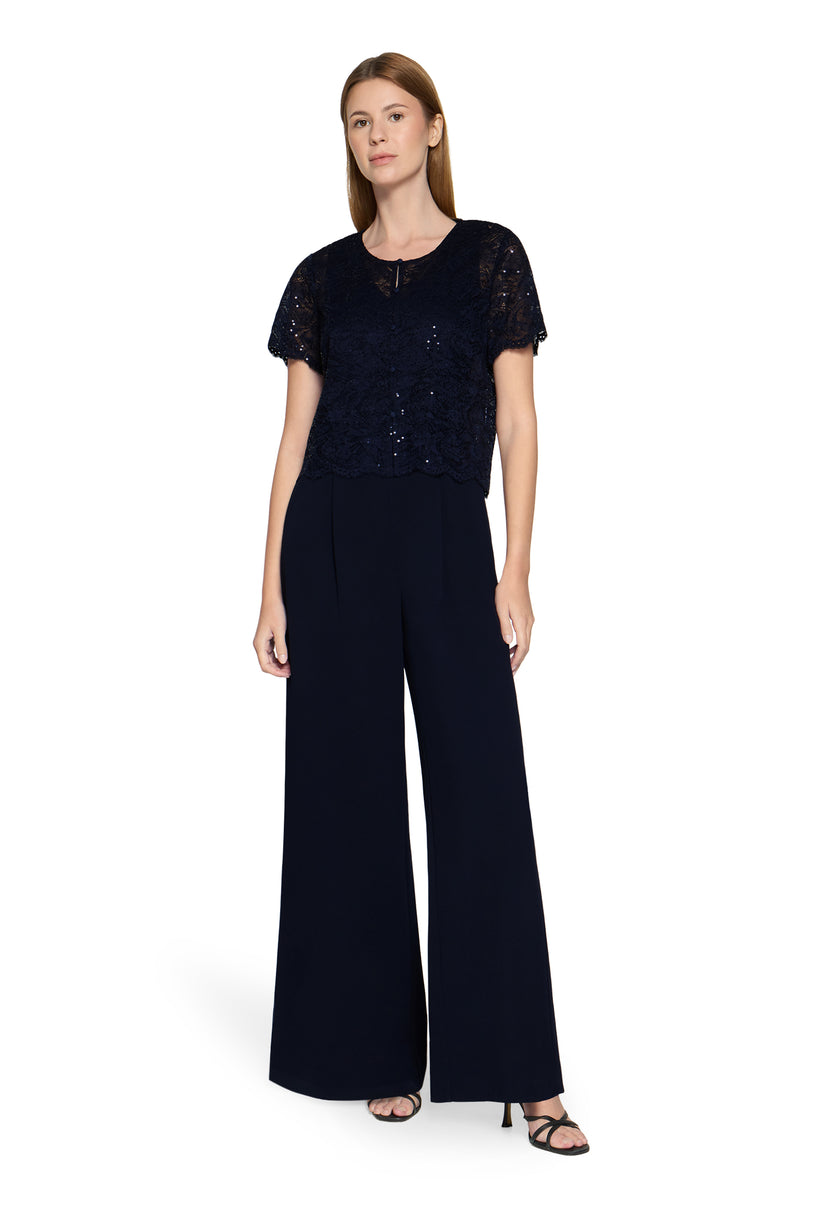 Jumpsuit - Materialmix