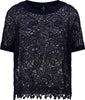Pullover - Spitzenmuster