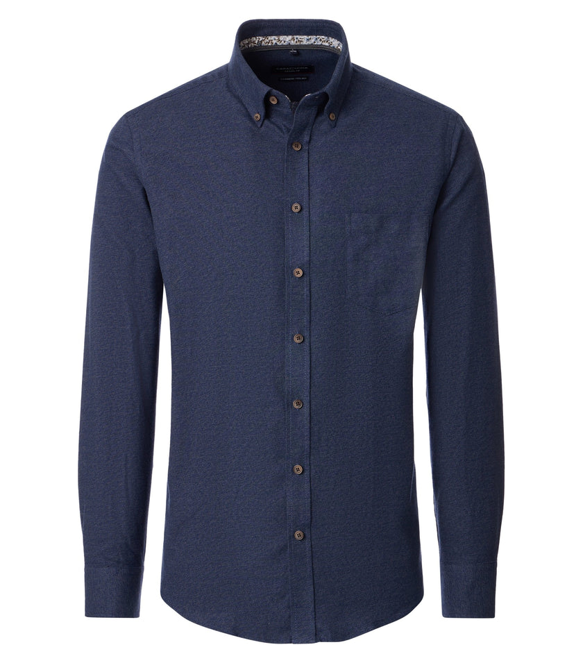 Freizeithemd - Button Down Kragen